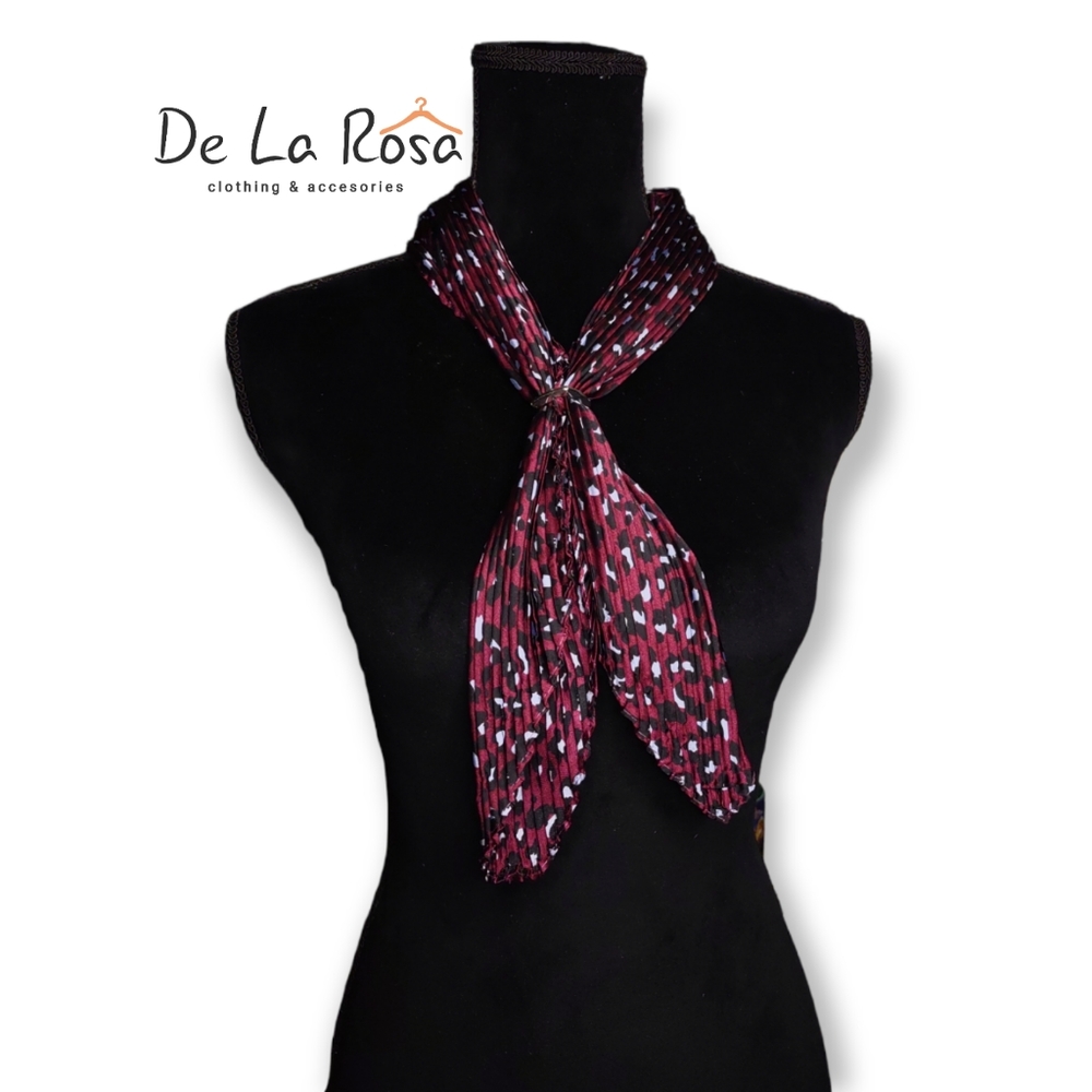 NWOT 2 Leopard Print Bandana Scarfs